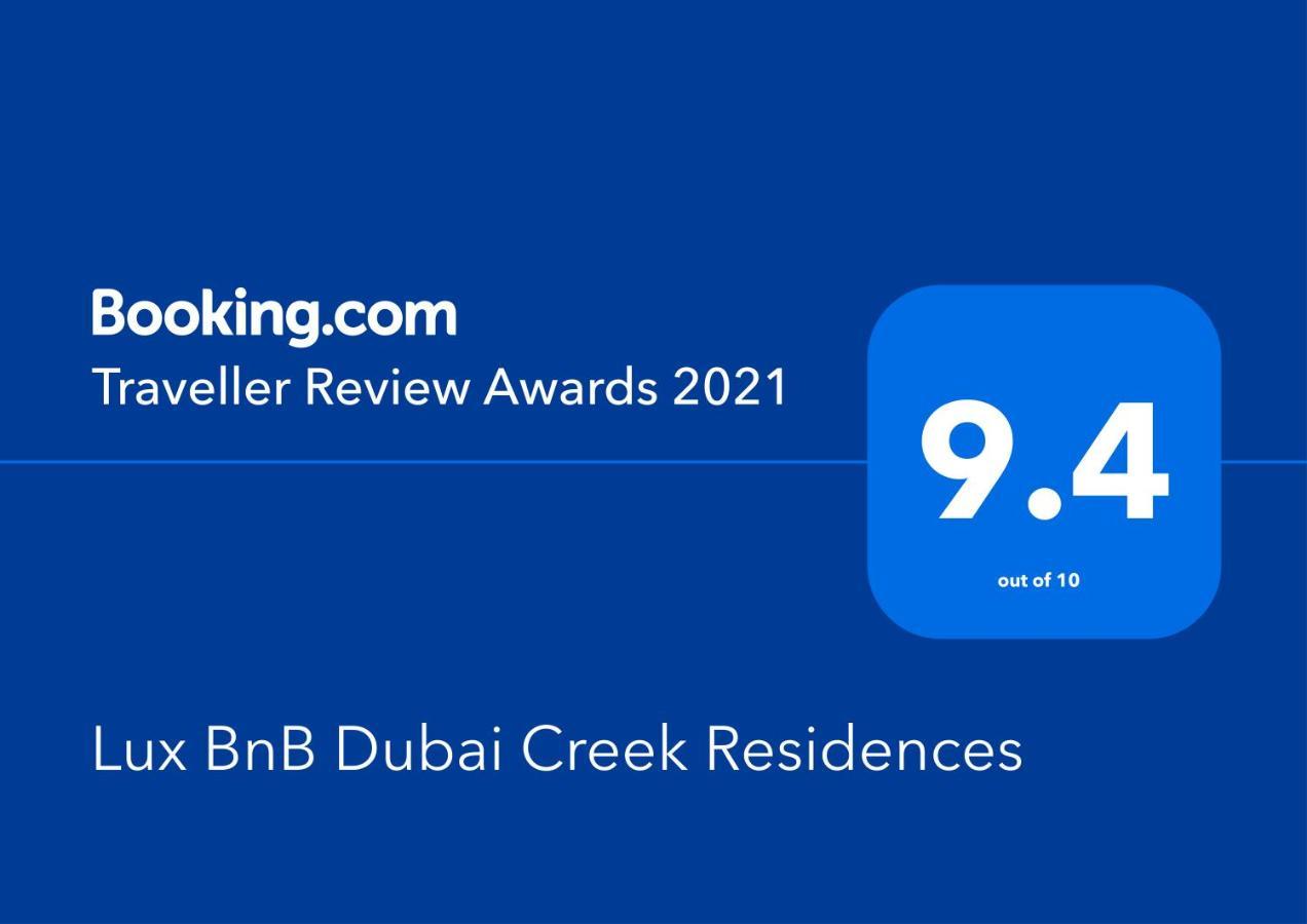 Lux Bnb Dubai Creek Residences Harbour Views Exterior foto