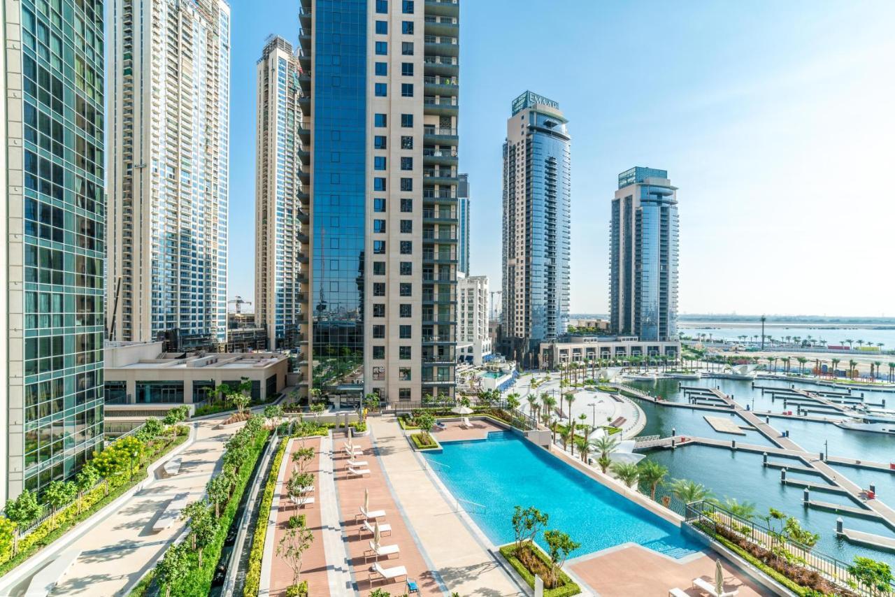 Lux Bnb Dubai Creek Residences Harbour Views Exterior foto